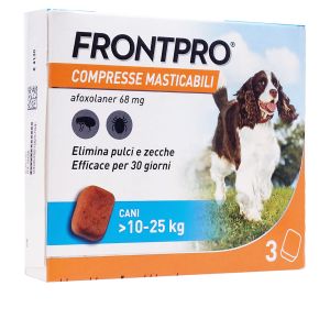 105682088 Frontpro Cani 10-25 Kg 68 mg Compresse Masticabili